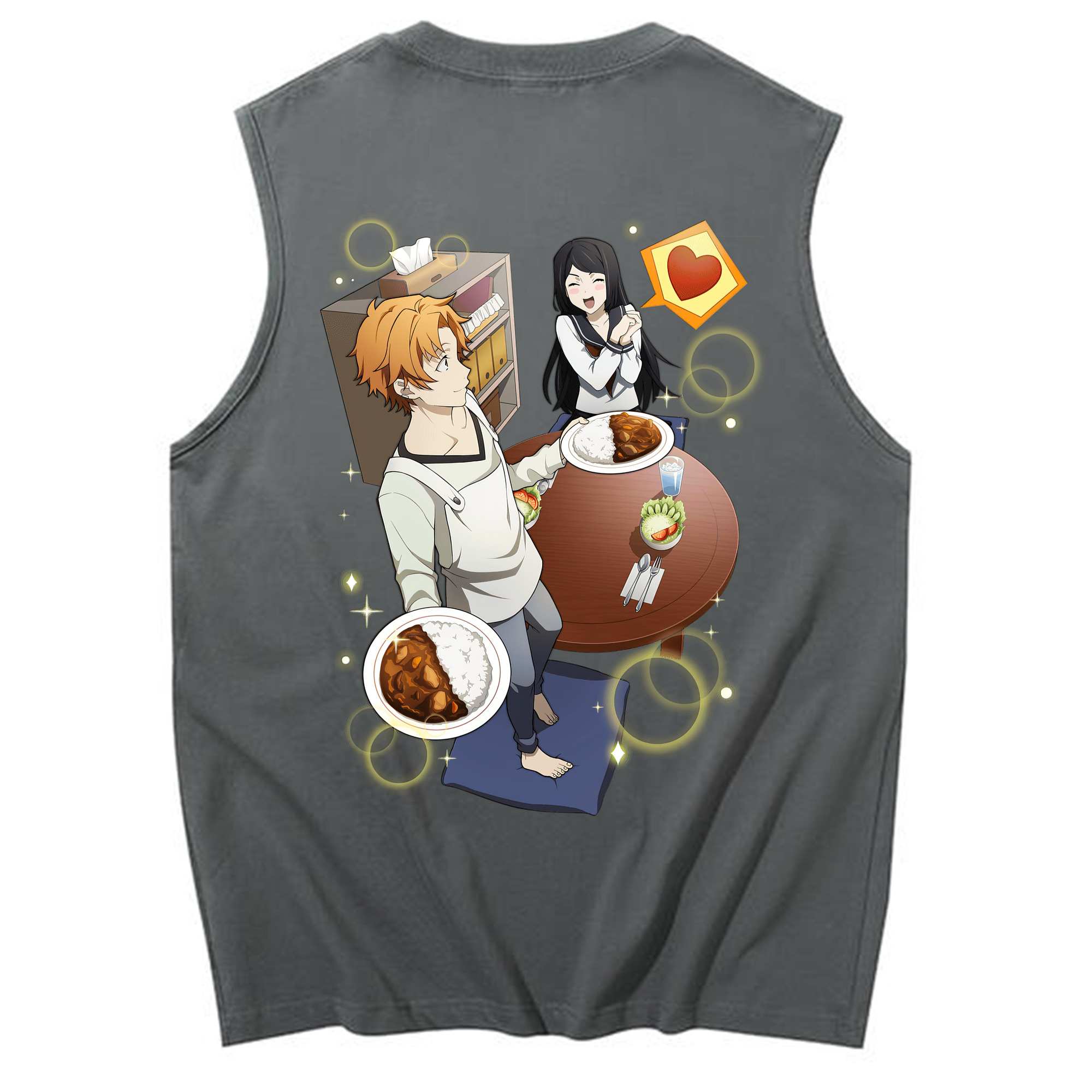 （画像用） 文豪ストレイドッグス Bungo Stray Dogs コットン100％タンクトップ（背面プリント）
